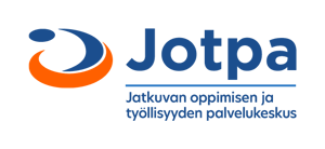 Jatkuvan oppimisen ja työllisyyden palvelukeskus Jotpan logo Jatkuvan oppimisen ja työllisyyden palvelukeskus Jotpan logo