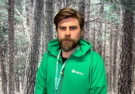 REDU Edu Oy:n vihreän siirtymän asiantuntija Teemu Saralampi.